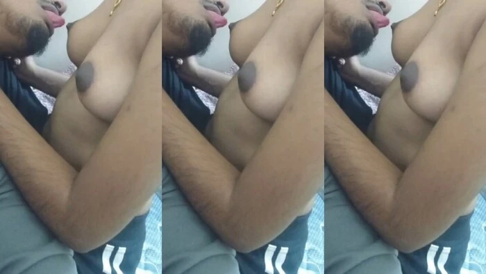 Cute Girlfriend Chennai Boobs Sucking HD